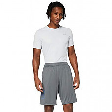 [해외] 언더아머 남성 테크 그래픽라운지 반바지 Under Armour Men's Tech Graphic Shorts(Pitch Gray (013)/Versa Blue)