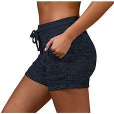 [해외] 90 Degree By Reflex 여성용 아웃도어 포켓 라운지 쇼츠 반바지 Soft and Comfy Activewear Lounge Shorts with Pockets and Drawstring for Women