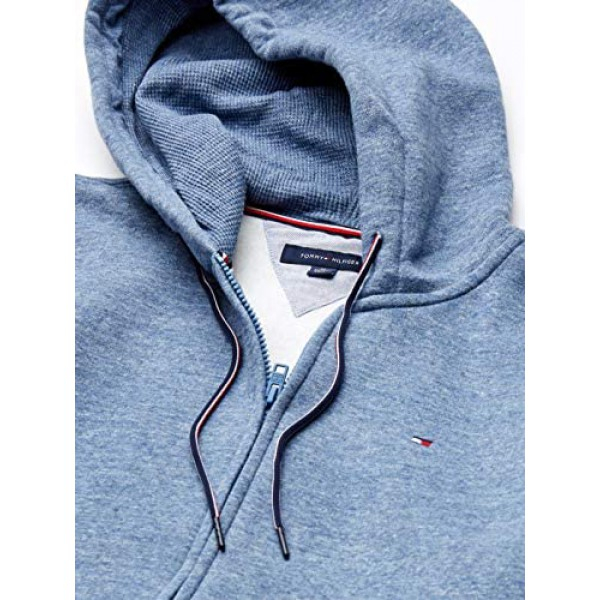 [해외] 타미힐피거 남성 풀집 후드 스웨터 Tommy Hilfiger Mens Full Zip Hoodie Sweatshirt (Fleet Blue Heather)