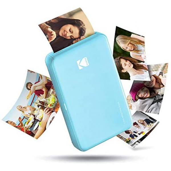 [해외] Kodak 코닥 미니2 무선 연결(NFC방식) 휴대용 포토 프린터(인화지 30장 포함)  Mini 2 Wireless Portable Mobile Instant Photo Printer, Print Social Media Photos, Premium Quality Full Color Prints – Compatible w/iOS & Android Devices