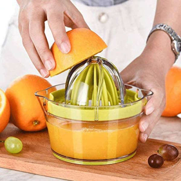 [해외] Drizom 귤/과일/오렌지 과즙(쥬스) 제조기 Citrus Lemon Orange Juicer Manual Hand Squeezer with Built-in Measuring Cup and Grater, 12OZ
