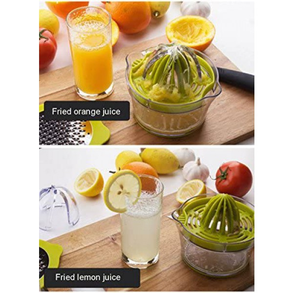 [해외] Drizom 귤/과일/오렌지 과즙(쥬스) 제조기 Citrus Lemon Orange Juicer Manual Hand Squeezer with Built-in Measuring Cup and Grater, 12OZ