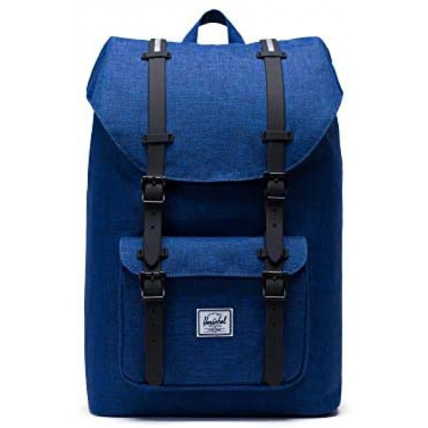 [해외] 허쉘 랩탑 백팩 Herschel Little America Laptop Backpack - Eclipse Crosshatch/Silver Reflective Rubber Insert