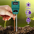 [해외] Fosmon 토양 측정기(pH, 습도, 광량/호주직배송) 3-in-1 Measure Soil pH Level, Moisture Content, Light Amount Soil Test Kit for Indoor Outdoor Plants, Flowers, Vegetable Gardens and Lawns