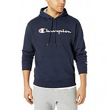 [해외] 챔피온 남성 플리스 후드티 Champion Mens Graphic Powerblend Fleece Hoodie Script Sweatshirt