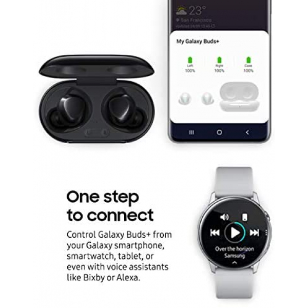 [해외] 삼성 갤럭시 버드플러스 무선 이어버드(무선충전기 케이스 포함) Samsung Galaxy Buds+ Plus, True Wireless Earbuds (Wireless Charging Case Included)