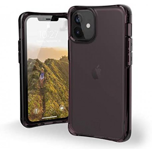 [해외] 유에이지 아이폰 12 미니(5.4인치) 휴대폰 투명 케이스 UAG Designed for iPhone 12 Mini Case [5.4-inch screen] Mouve Rugged Lightweight Slim Shockproof Transparent Protective Phone Cover
