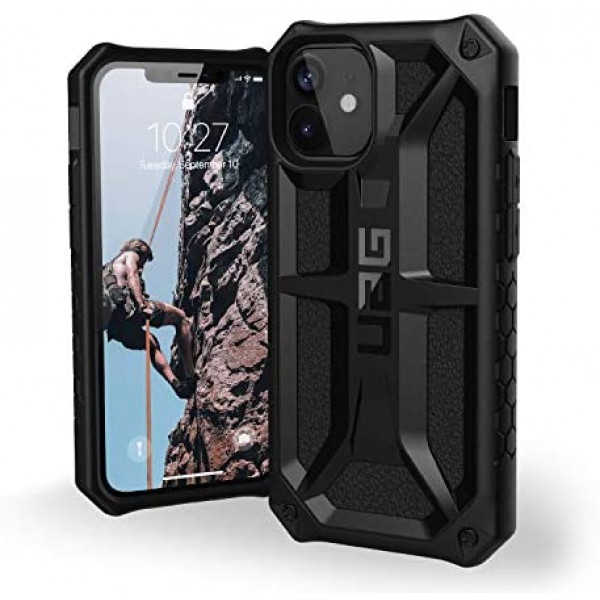 [해외] 유에이지 아이폰 12 미니(5.4인치) 프리미엄 모나크 핸드폰 보호 케이스 URBAN ARMOR GEAR UAG Designed for iPhone 12 Mini Case [5.4-inch Screen] Rugged Lightweight Slim Shockproof Premium Monarch Protective Cover