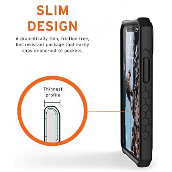 [해외] 유에이지 아이폰 12 미니(5.4인치) 프리미엄 모나크 핸드폰 보호 케이스 URBAN ARMOR GEAR UAG Designed for iPhone 12 Mini Case [5.4-inch Screen] Rugged Lightweight Slim Shockproof Premium Monarch Protective Cover