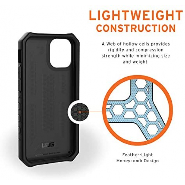 [해외] 유에이지 아이폰 12 미니(5.4인치) 프리미엄 모나크 핸드폰 보호 케이스 URBAN ARMOR GEAR UAG Designed for iPhone 12 Mini Case [5.4-inch Screen] Rugged Lightweight Slim Shockproof Premium Monarch Protective Cover